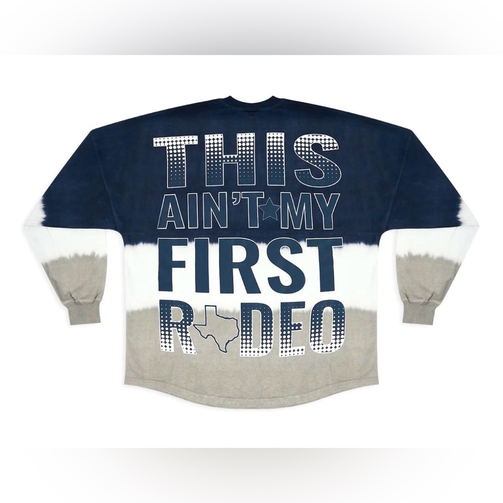 This Ain’t My First Rodeo Classic Ombré Texas Cowboy SPIRIT JERSEY® Size XS NWOT